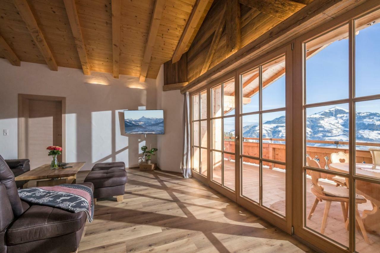 הופגרטן אים בריקסנטל Chalet Apartment Obermanzl מראה חיצוני תמונה